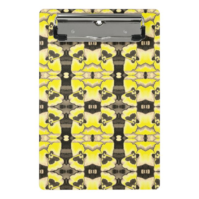 Colourful flower and veggies art  mini clipboard (Front)