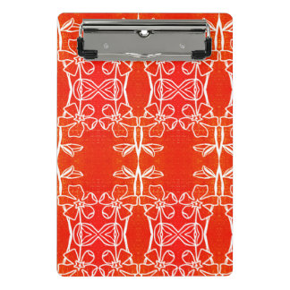 Colourful flower and veggies art  mini clipboard