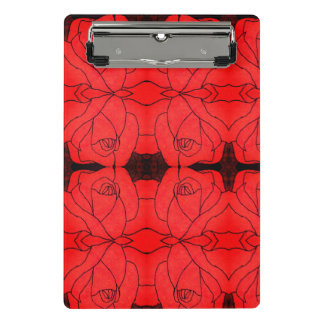 Colourful flower and veggies art  mini clipboard