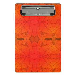 Colourful flower and veggies art  mini clipboard