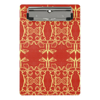 Colourful flower and veggies art  mini clipboard