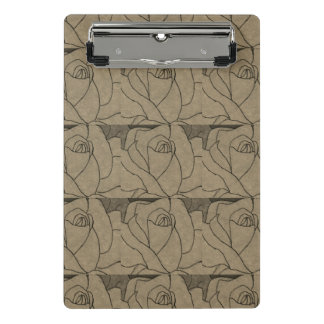 Colourful flower and veggies art  mini clipboard