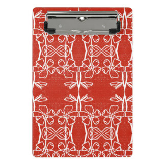 Colourful flower and veggies art  mini clipboard