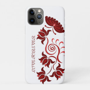 Colourful flower art gift for mum  iPhone 11 pro case