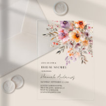 Colourful, Flower Bouquet Bridal Shower