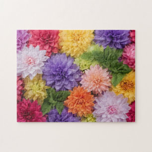 Colourful Flower Bunch Jigsaw Puzzle