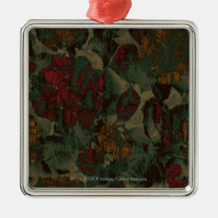 Colourful flower camouflage pattern metal tree decoration