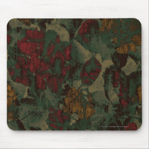 Colourful flower camouflage pattern mouse mat