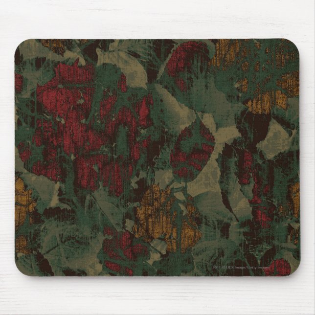 Colourful flower camouflage pattern mouse mat (Front)
