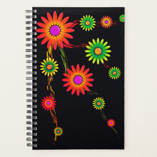Colourful Flower Design Planner