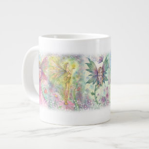 Colourful Flower Fairies Jumbo Mug