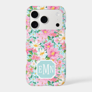 Colourful Flower Garden Monogrammed