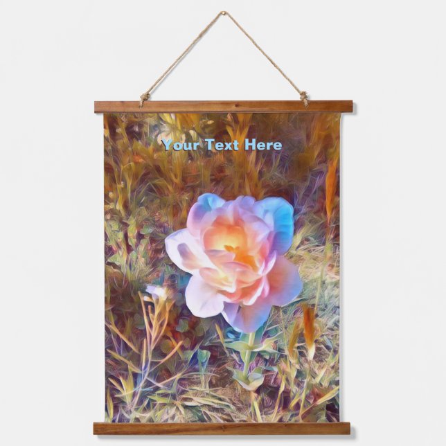 Colourful Flower Hanging Tapestry (Front)