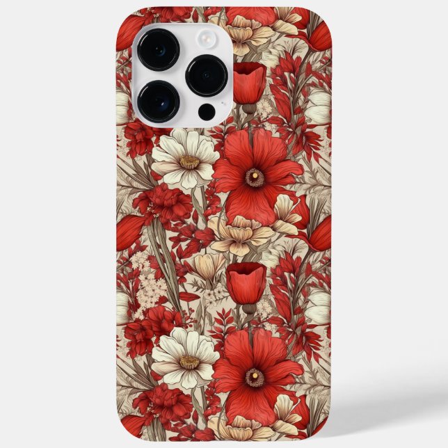 Colourful Flower Pattern Case-Mate iPhone Case (Back)