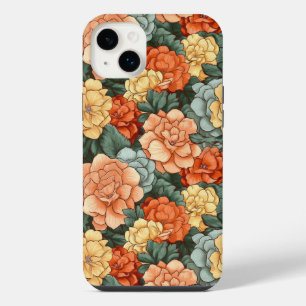 Colourful Flower Pattern iPhone 14 Plus Case