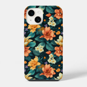 Colourful Flower Pattern iPhone 14 Case