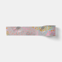 Colourful flower pattern with dotted graphic lines