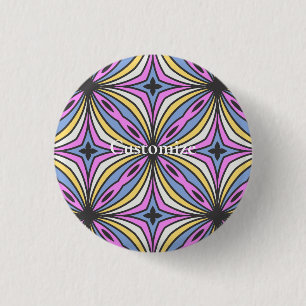 Colourful Flower Petals  Thunder_Cove 3 Cm Round Badge