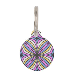 Colourful Flower Petals  Thunder_Cove Pet Tag