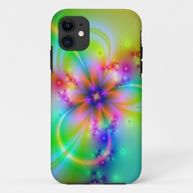 Colourful Flower With Ribbons Case-Mate iPhone Case (Back)