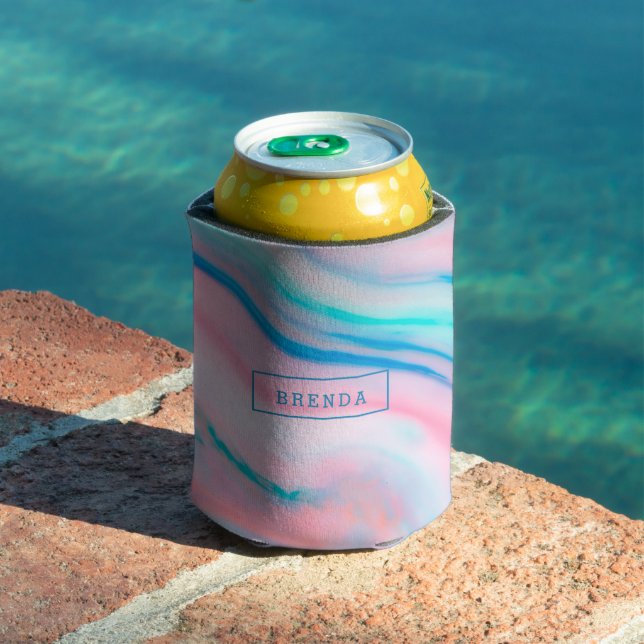 Colourful flowering chloral agate marble can cooler (In Situ Pool)