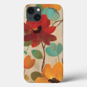 Colourful Flowers and Buds iPhone 13 Case
