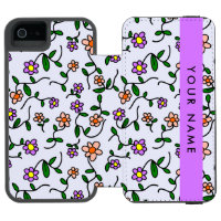 Colourful Flowers, Blue Background, Purple