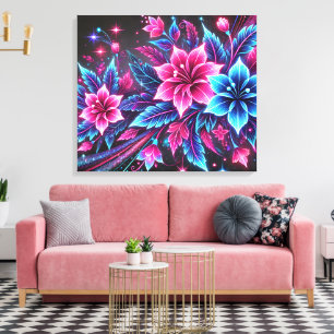 Colourful Flowers  Canvas Print