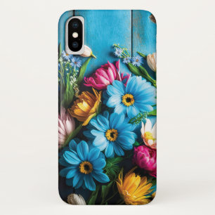 Colourful Flowers iPhone X Case