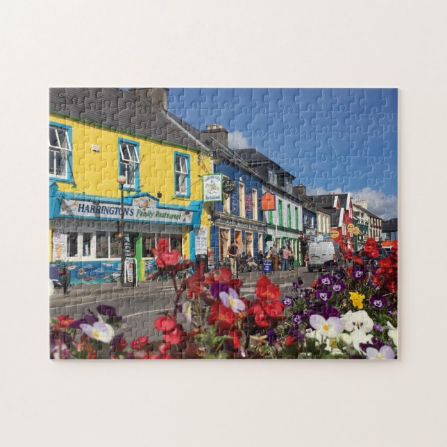 Colourful Flowers Dingle, Ireland Puzzle (Horizontal)