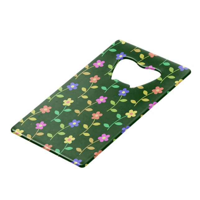 Colourful Flowers, Floral Pattern, Greenery, Boho (Front Angled)