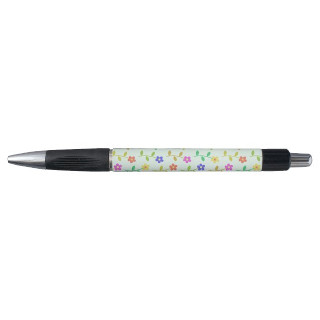 Colourful Flowers, Floral Pattern, Greenery, Boho (Front)