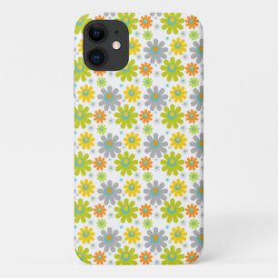 Colourful Flowers, Floral, Pattern Of Flowers iPhone 11 Case