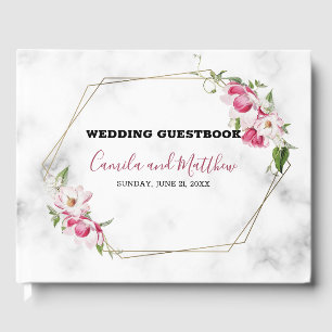Colourful Flowers Guest Book