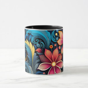 Colourful Flowers Mug