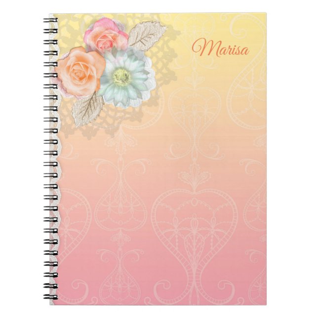 Colourful Flowers Notebook (Front)