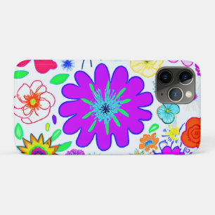 Colourful Flowers Pattern iPhone 11 Pro Case