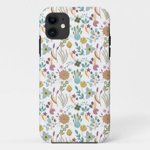 Colourful Flowers Pattern iPhone 11 Case