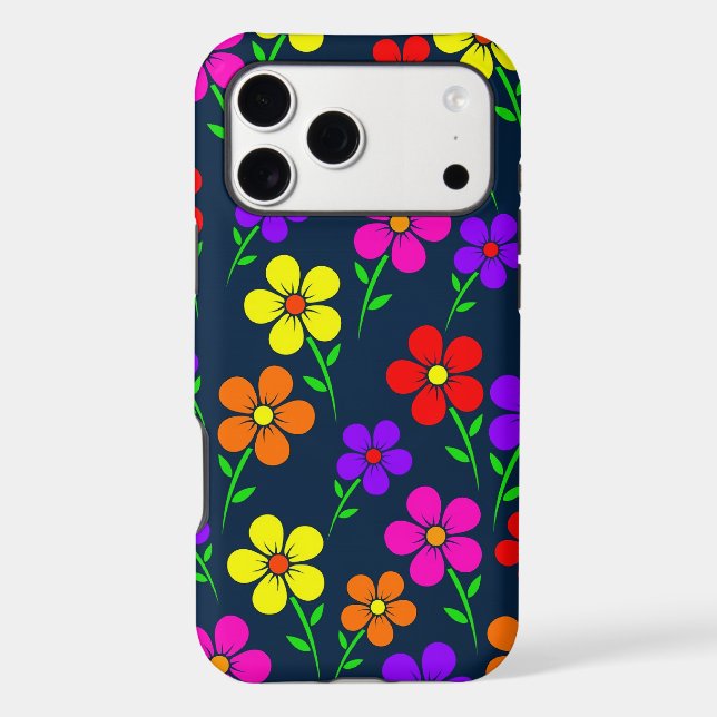 Colourful flowers Phone Case (Back)