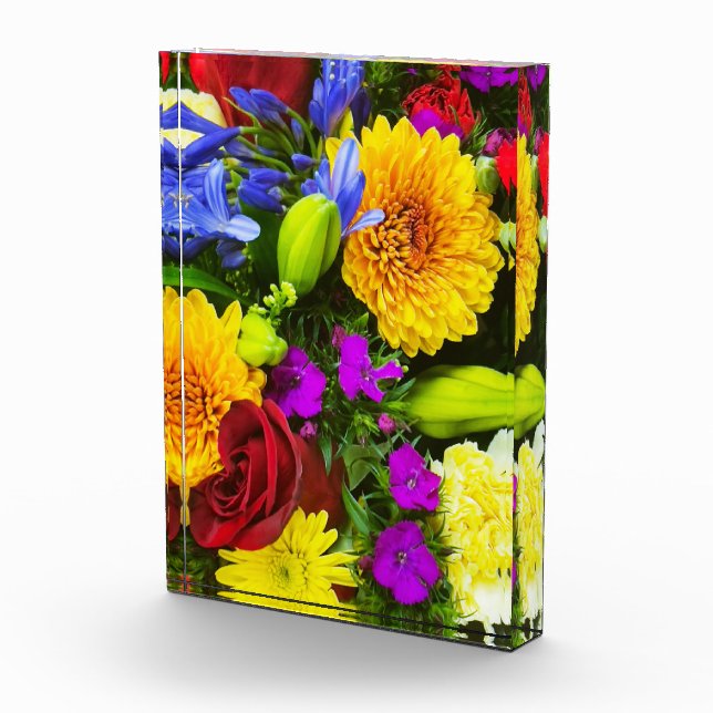 Colourful flowers photo block (Right)