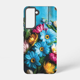 Colourful Flowers Samsung Galaxy Case