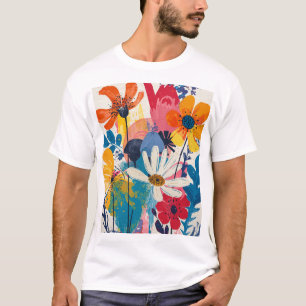 Colourful flowers T-Shirt