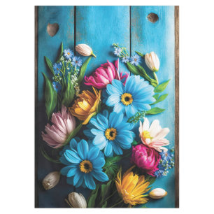 Colourful Flowers Tablecloth