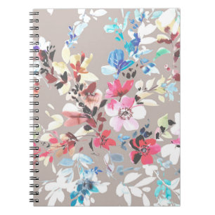 Colourful flowers, the leaves and flowers art desi notebook