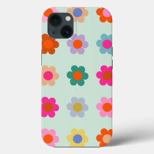 Colourful Flowers Vintage Floral iPhone 13 Case
