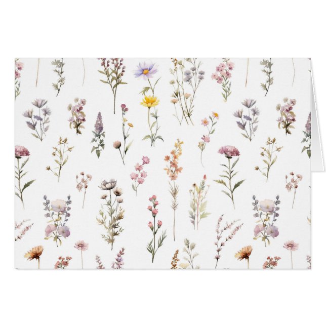 Colourful Flowers, Wildflowers, Garden Flowers (Front Horizontal)