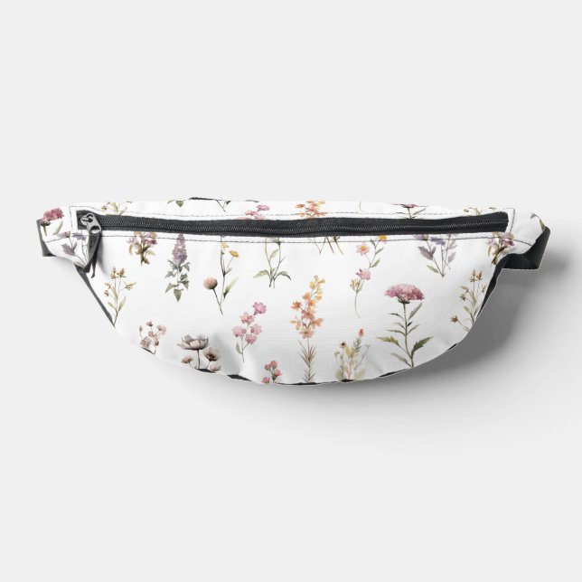 Colourful Flowers, Wildflowers, Garden Flowers Bum Bags (Lay Down)
