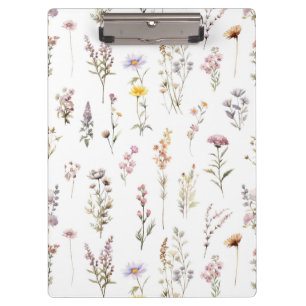 Colourful Flowers, Wildflowers, Garden Flowers Clipboard