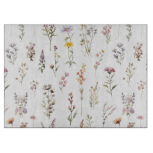 Colourful Flowers, Wildflowers, Garden Flowers Cutting Board