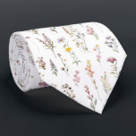 Colourful Flowers, Wildflowers, Garden Flowers Tie<br><div class="desc">Elegant,  stylish and sophisticated pattern with colourful wildflowers. Modern and trendy gift,  perfect for the floral design lover in your life.</div>